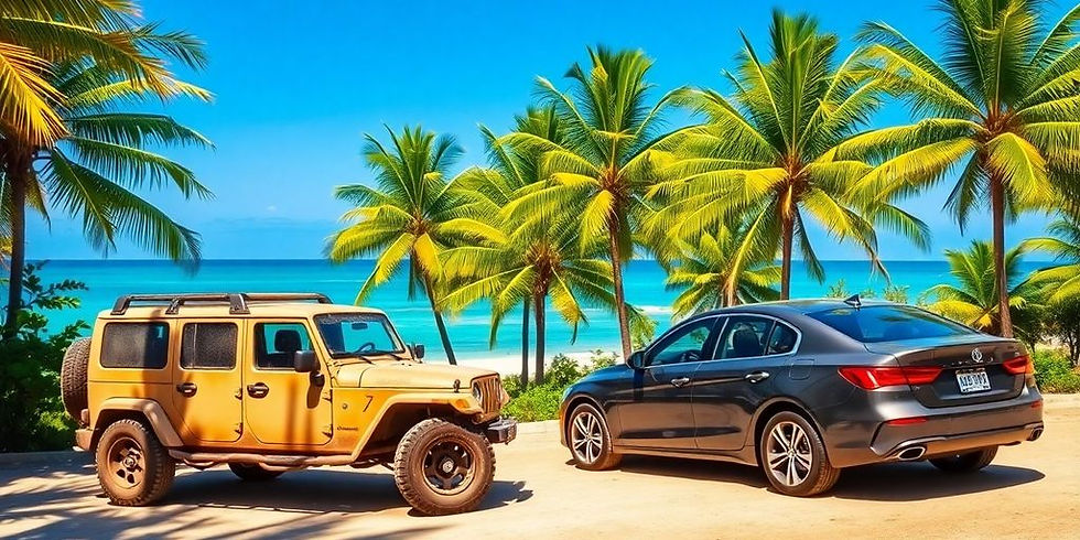 4x4 ou voiture classique : quel véhicule choisir pour Raiatea