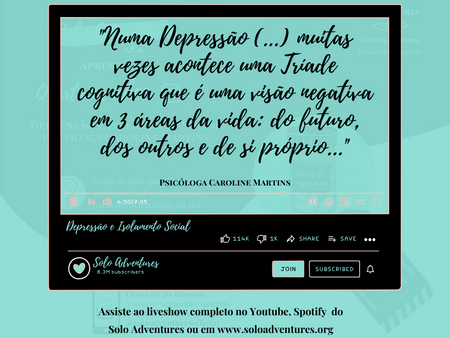 Depressão e isolamento social