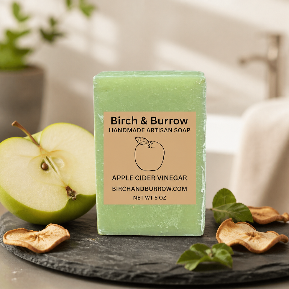 Thumbnail: APPLE CIDER VINEGAR HANDMADE SOAP FRONT VIEW