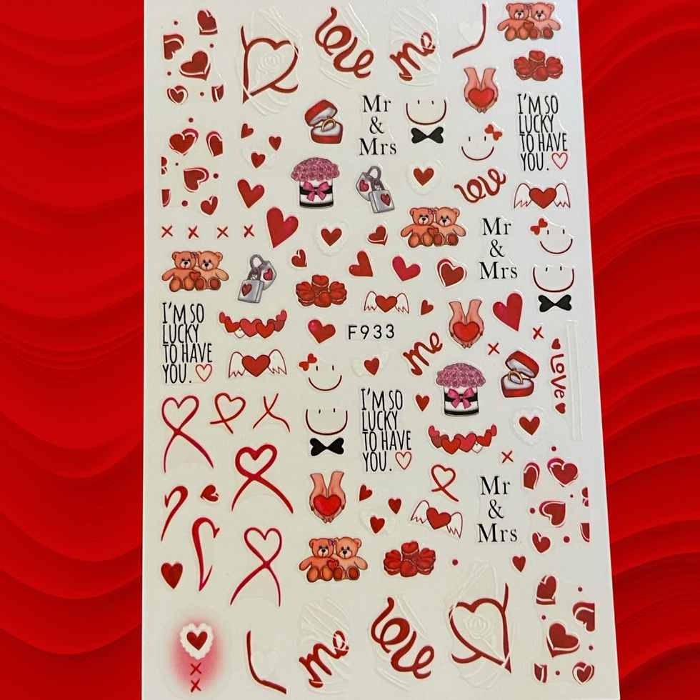 Thumbnail: SEASONAL HOLLIDAY NAIL ART SHEET WITH FREE GIFT AND FREE SHIPPING