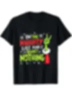 GRINCH TSHIRT NAUGHTY LIST TSHIRT FRONT VIEW