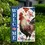 Thumbnail: CHICKEN GARDEN FLAG PATRIOTIC CHICKEN GARDEN FLAG