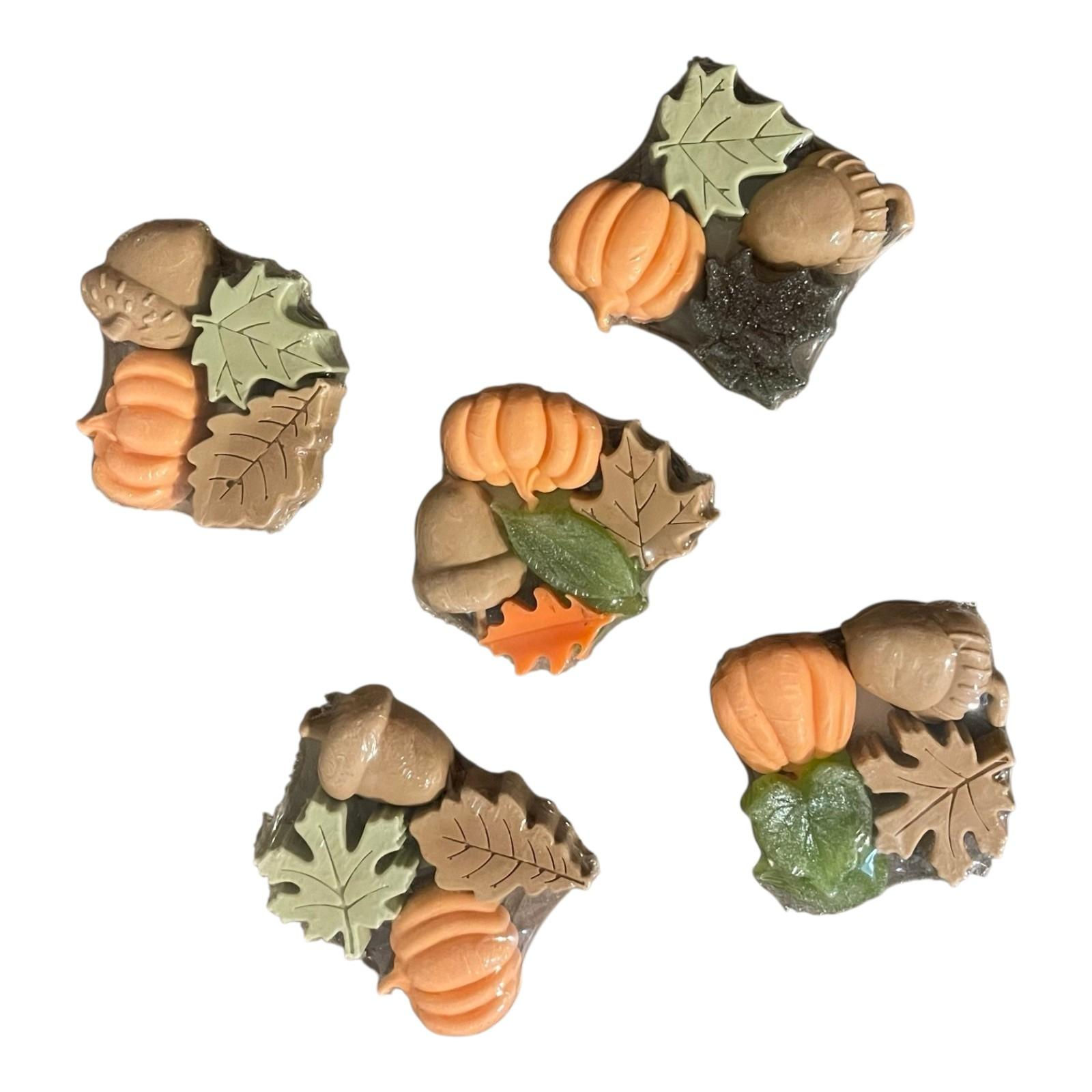 HANDMADE FALL GUEST SOAPS FRONT VIEW