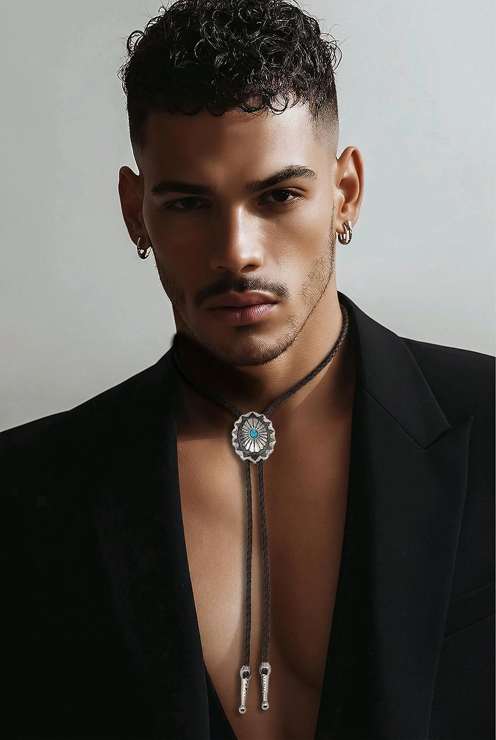 WESTERN BOLO TIE FRONT VIEW