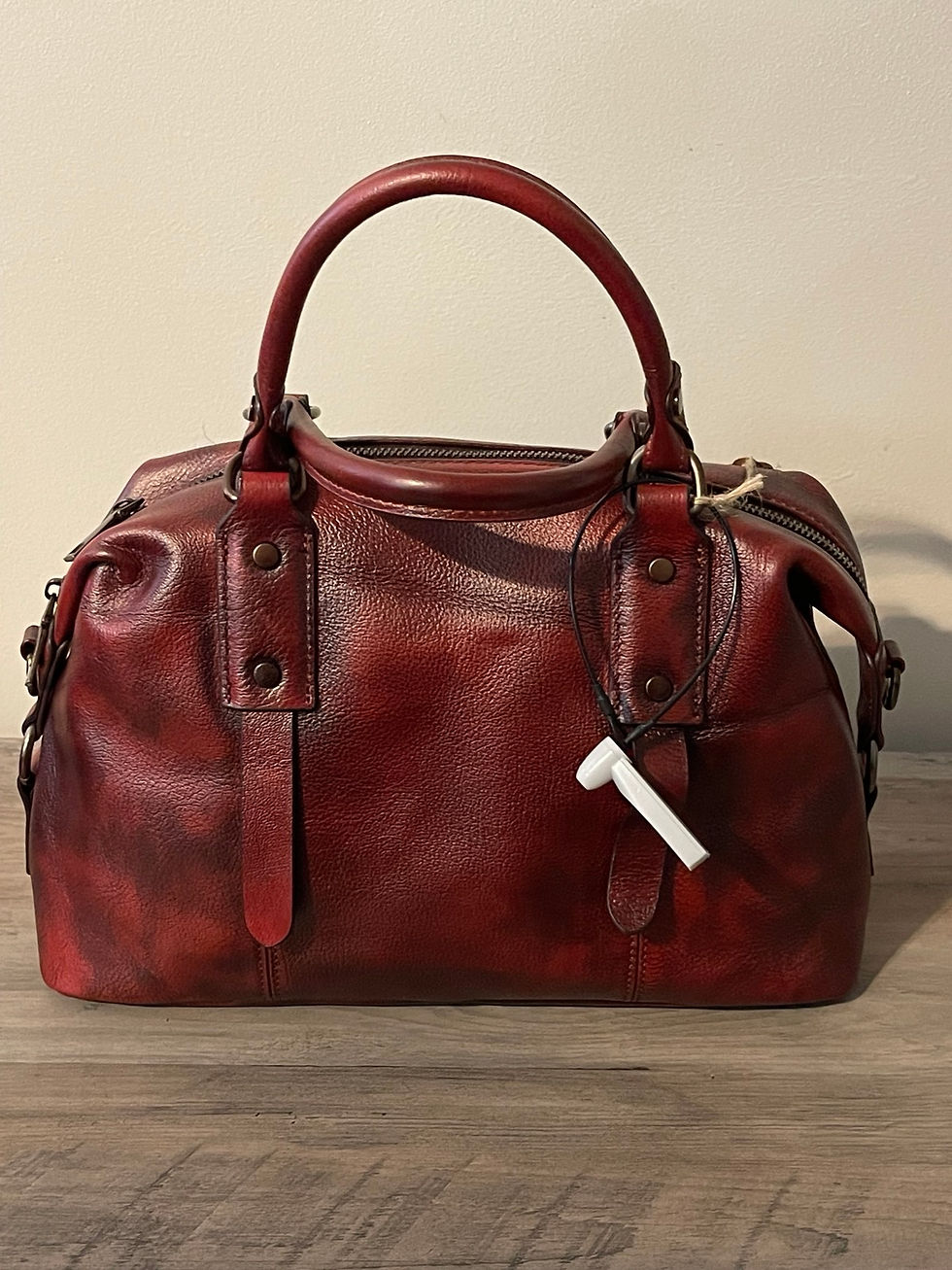 GENUINE LEATHER DOCTOR'S BAG SPEEDY FRONT VIEW