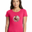 Thumbnail: PINK BEAUTIFUL TWO HORSES WITH FLOWERS DESIGN WESTERN WEAR T-SHIRT
