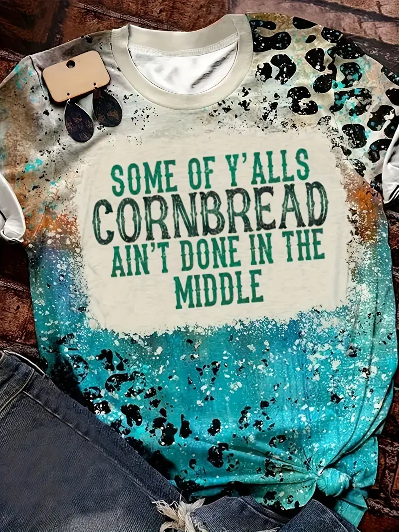 SOME OF YALLS CORNBREAD ISNT DONE IN THE MIDDLE TSHIRT