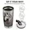 Thumbnail: The "Silver Stallion horse" 3D Tumbler -3D HORSE TUMBLER 20 OZ