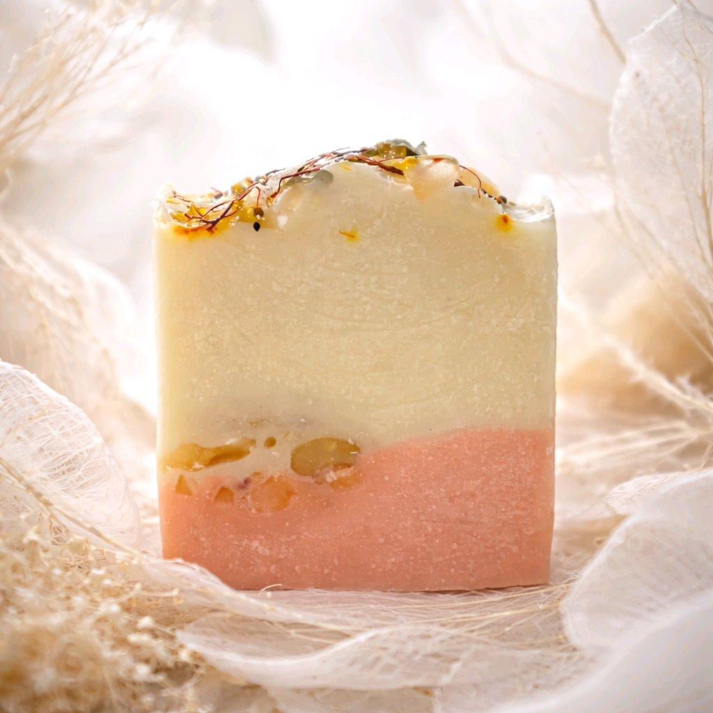 1 SIMPLY WHITE SAGE CLEAN ENERGY HANDMADE SOAP FRONT VIEW