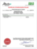 ABSA Certificate to Radium North