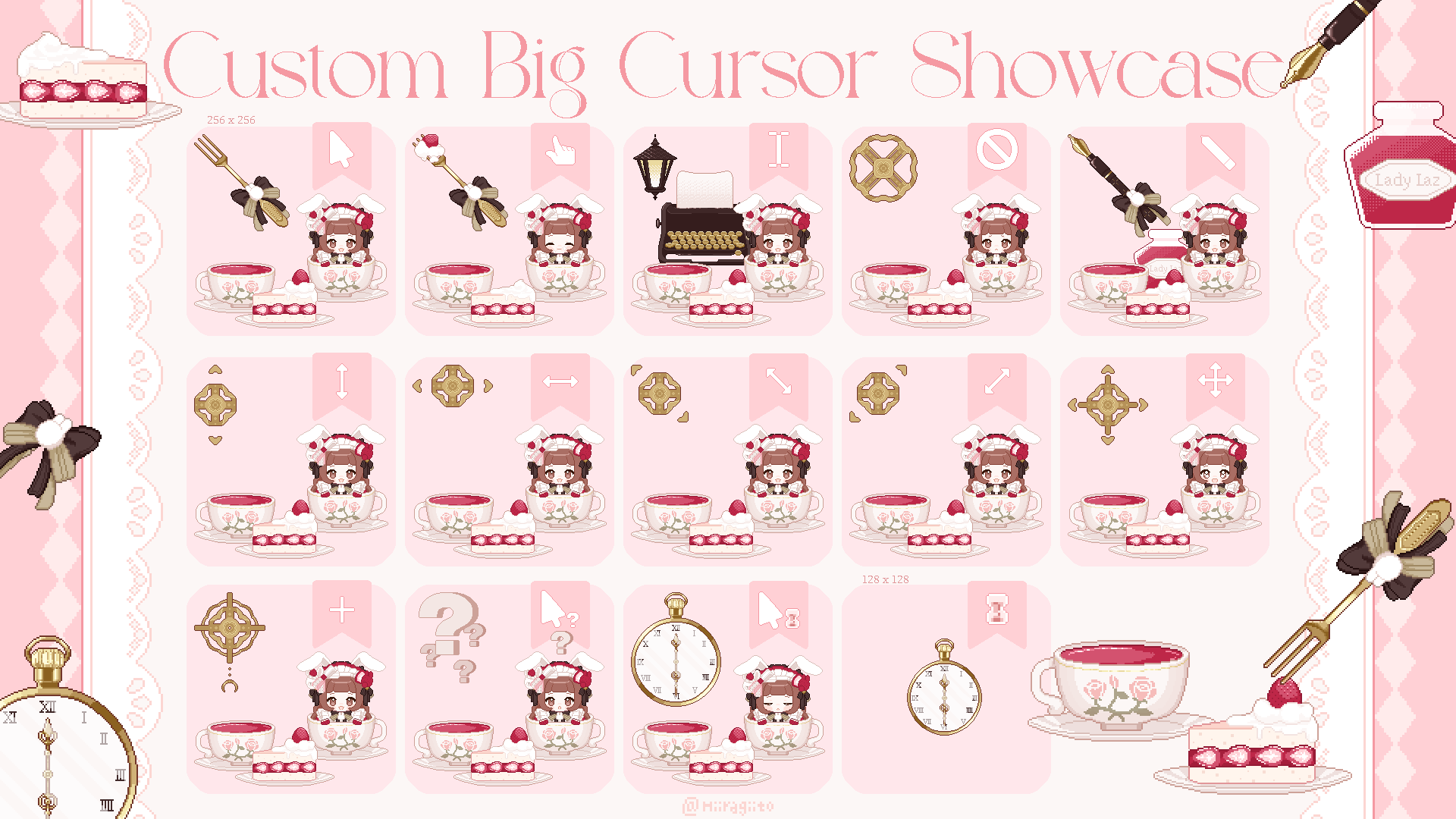 大型游標｜客製｜女子心賴