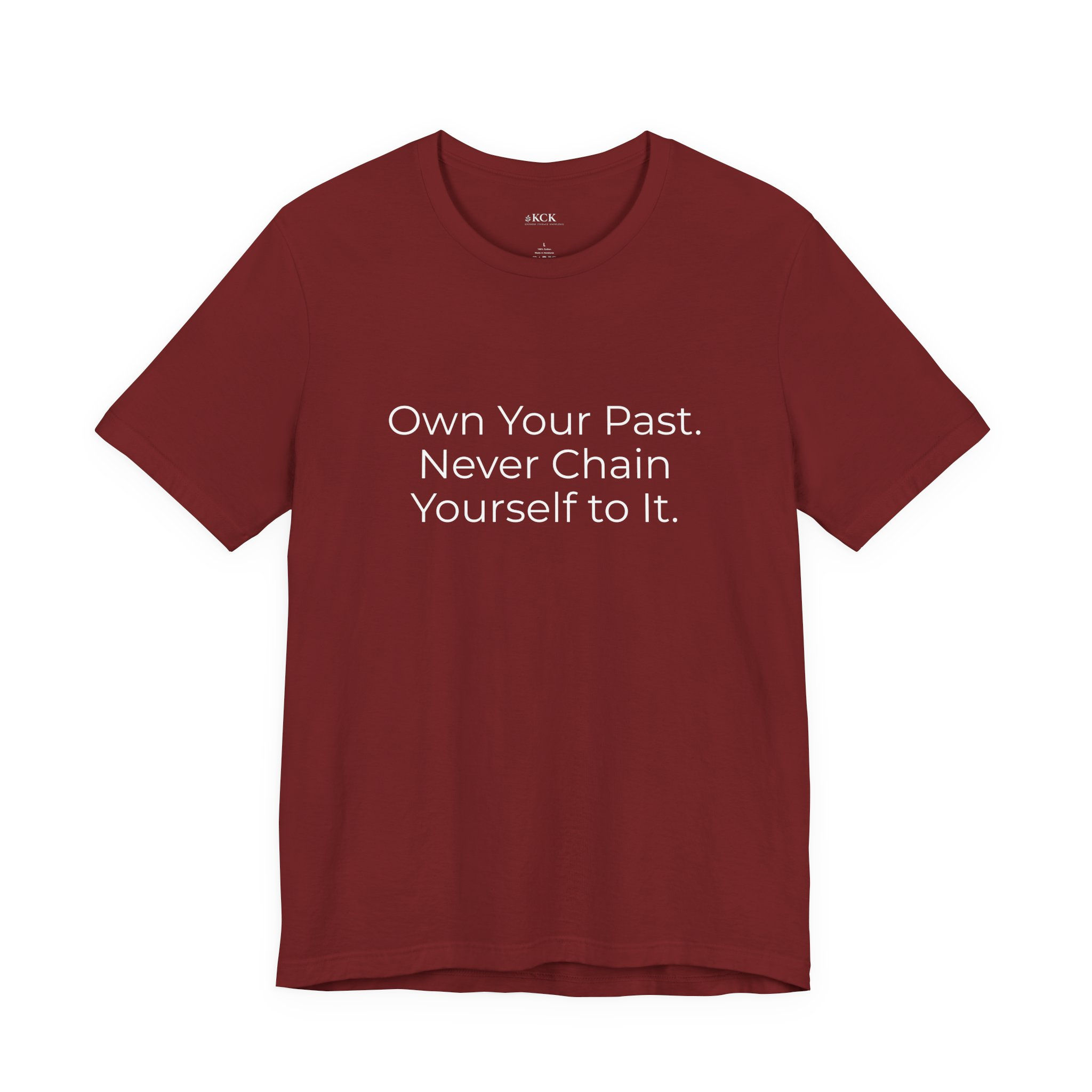 Own Your Past Tee | Inspiration Collection | White Lettering