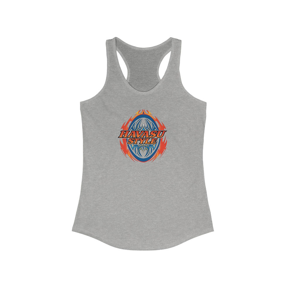Thumbnail: Havasu Style Oval Tribal Band Women's Racerback Tank