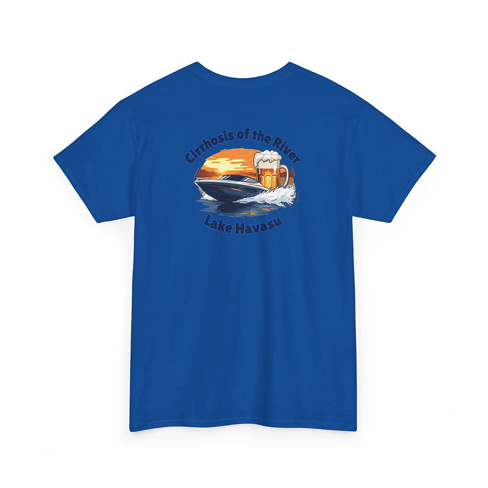 Thumbnail: Lake Havasu - Cirrhosis of the River - River Life Sunset Design Unisex Tee