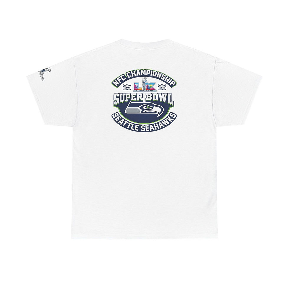 Thumbnail: T-Shirt — Seattle Seahawks Super Bowl NFC Championship Tee, Football, Sports