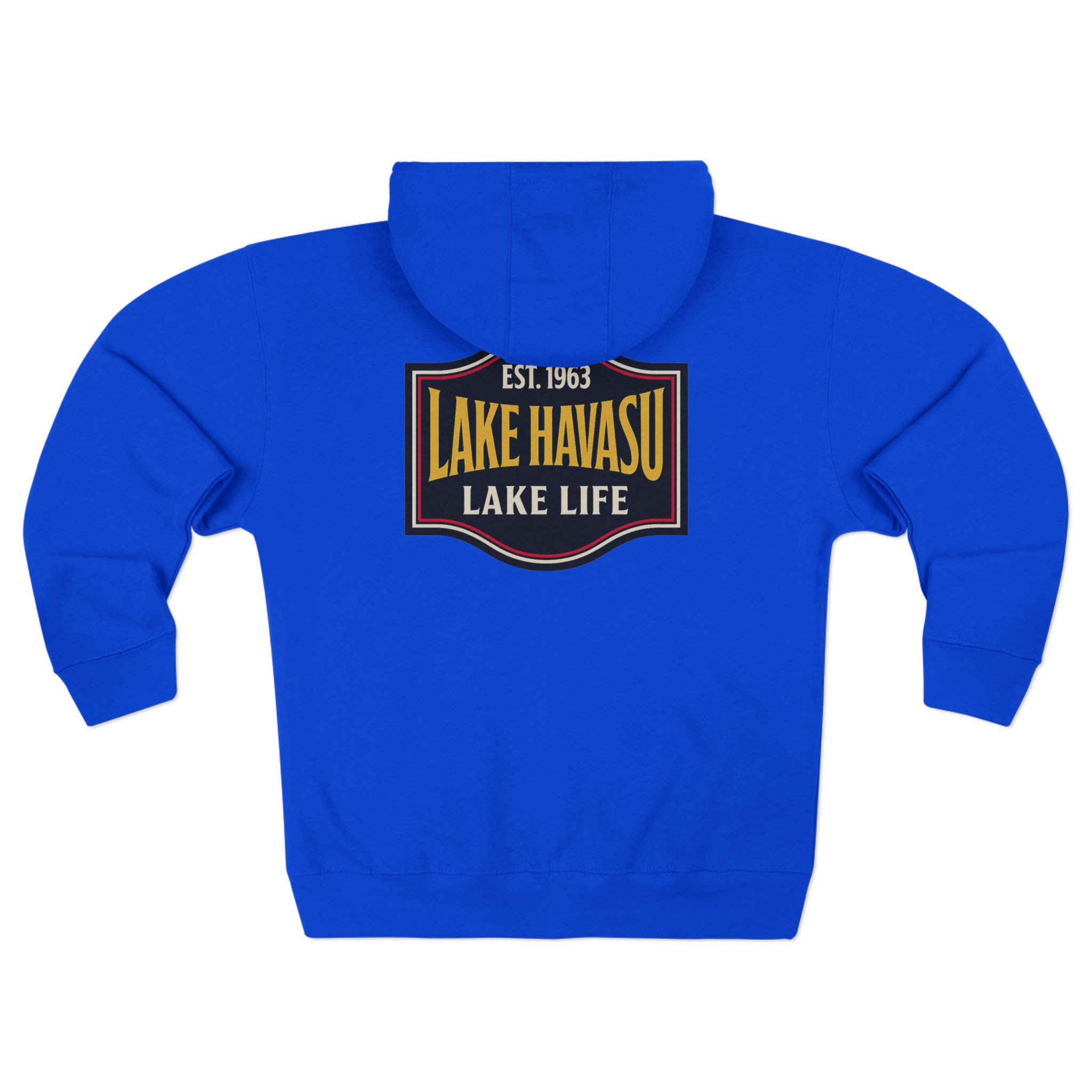 Lake Life Zip Hoodie - Fall Lake Havasu Graphic