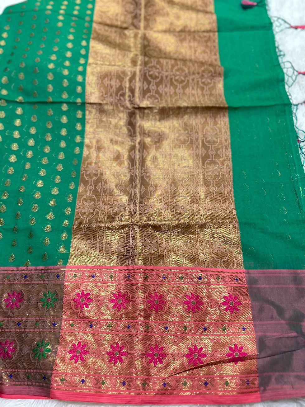 Thumbnail: Banarasi Cotton Silk Saree