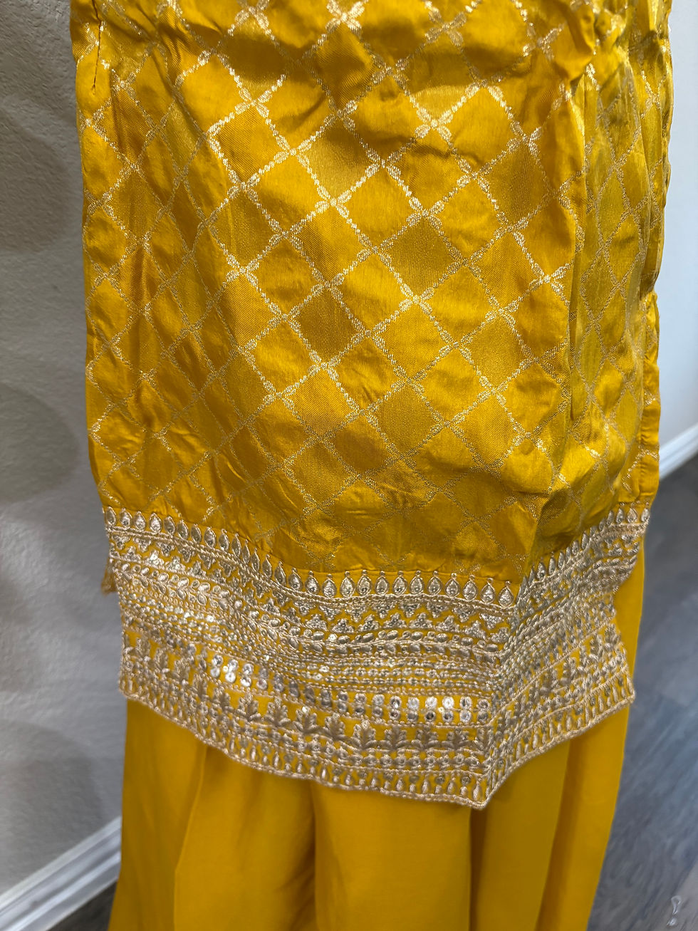 Thumbnail: Designer Banarasi Palazzo suit    