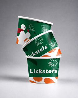 Licksters Gelato Paper Cup