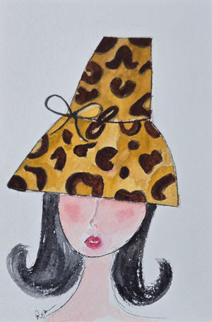 Lady in Leopard Hat