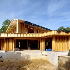 Construction d'une maison passive au Vésinet par l'agence Charlotte de Boisé Architecture & design - bois.