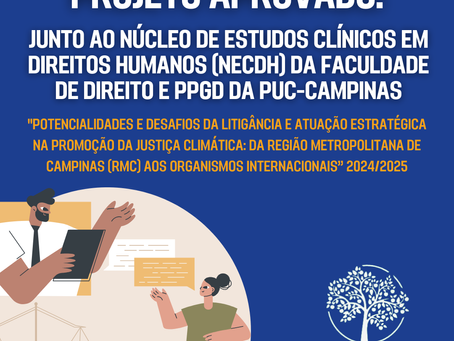 Firmada parceria PUC-Campinas e Ruptura: Aprovado o projeto "Potencialidades e desafios da litigância e atuação estratégica na promoção da justiça climática"