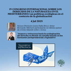 Diretores do Ruptura participarão do IV Congreso Internacional sobre Derechos de la Naturaleza en el Mediterráneo (Espanha)