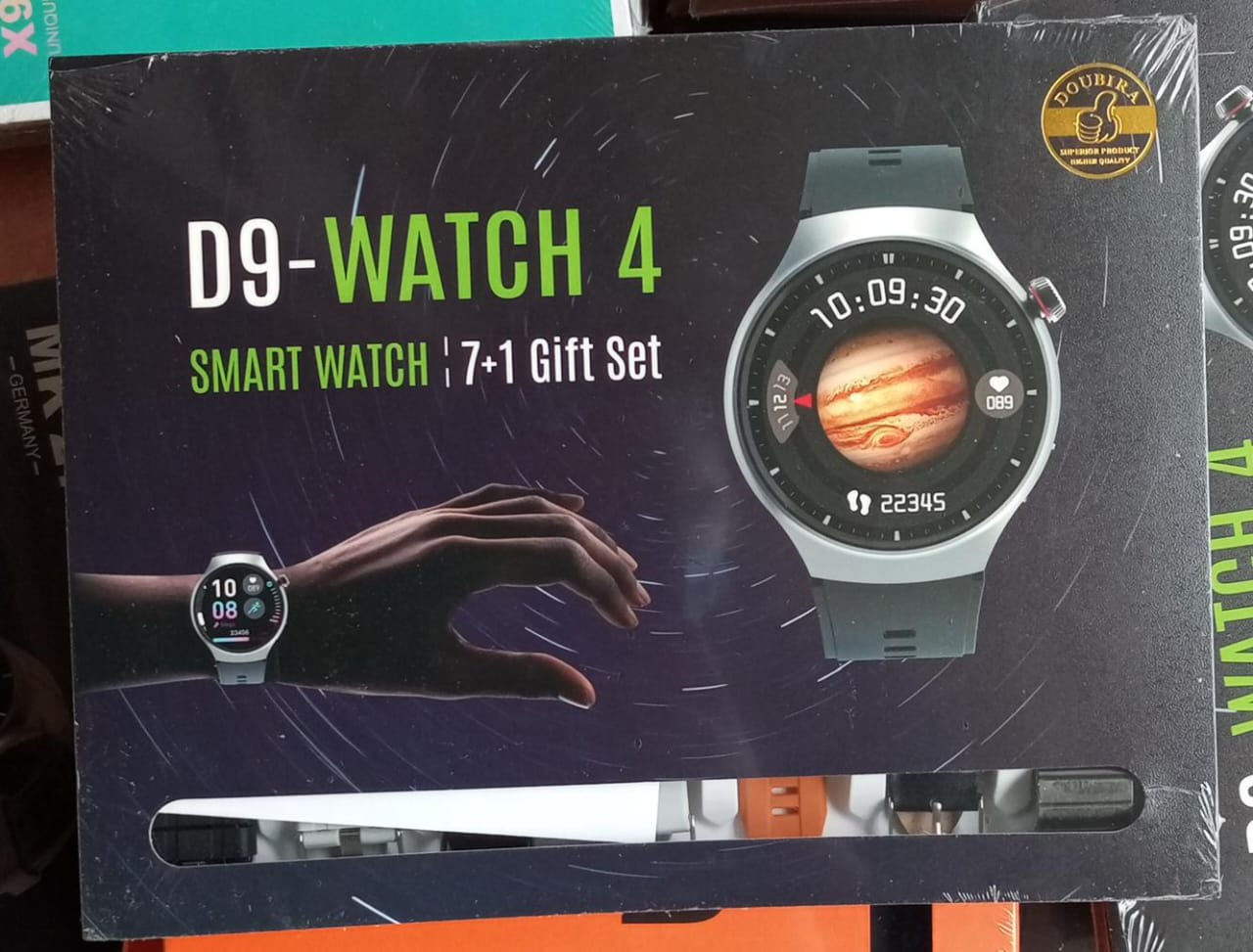 D9-WATCH 4 Smart Watch 7-1 Gift Set, watch on hand, technology Leks Kitchenware