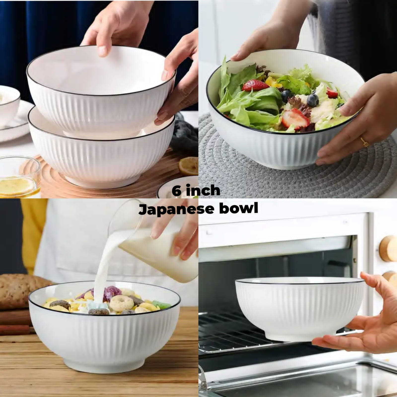 6 inch Japanese bowls: versatile kitchenware