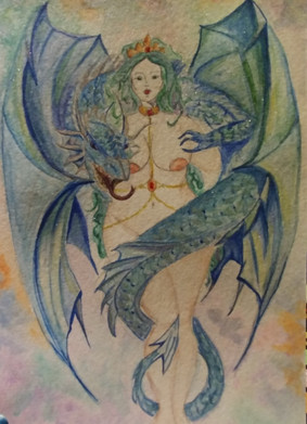 dragon and girl