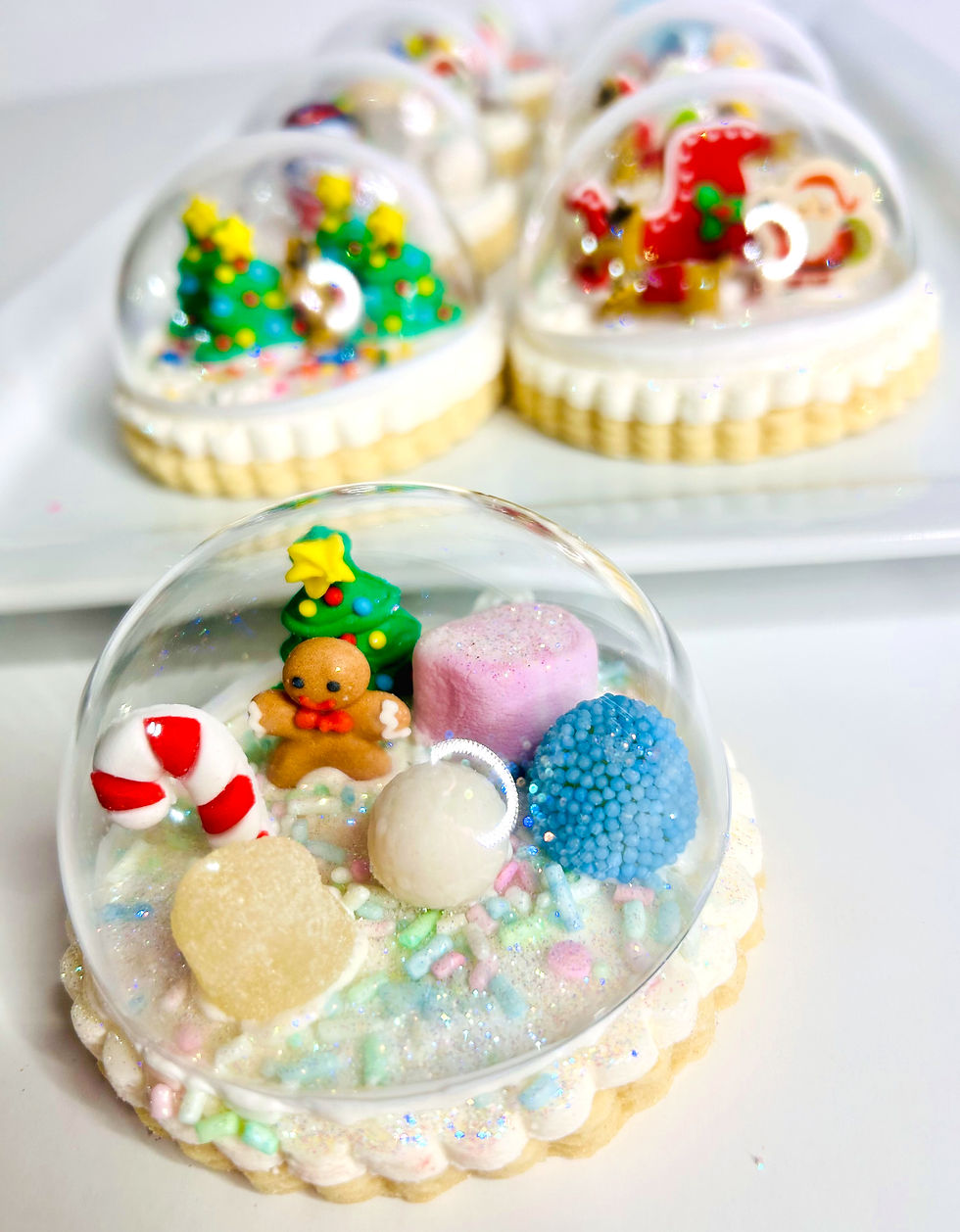 SNOW GLOBE COOKIES