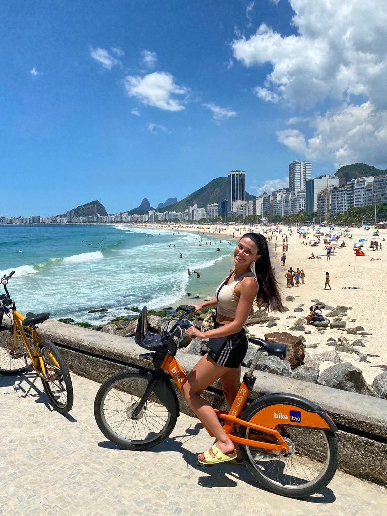 Girl in Rio beach