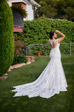 plus size fitted wedding dress
