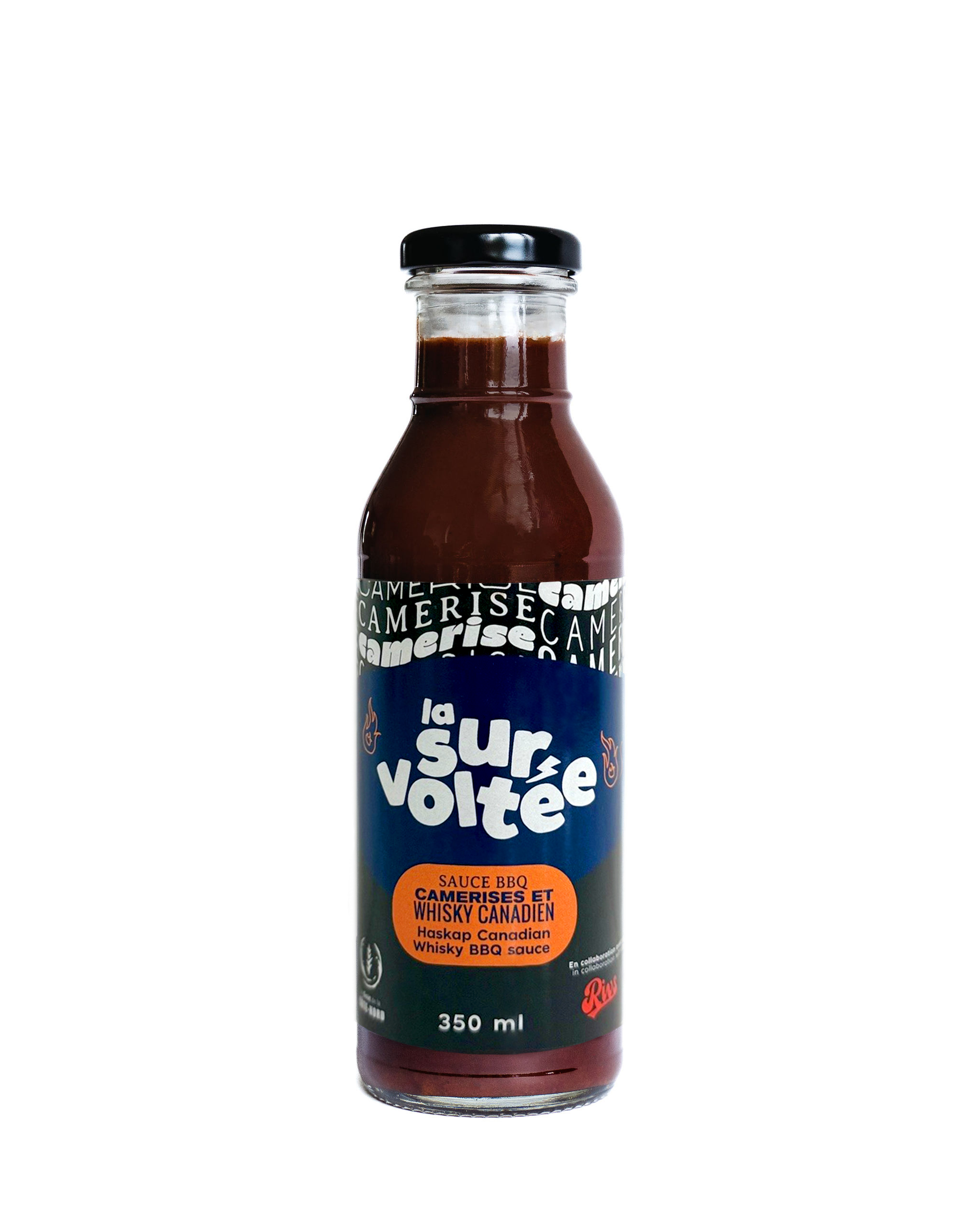 Sauce BBQ camerises et Whisky canadien