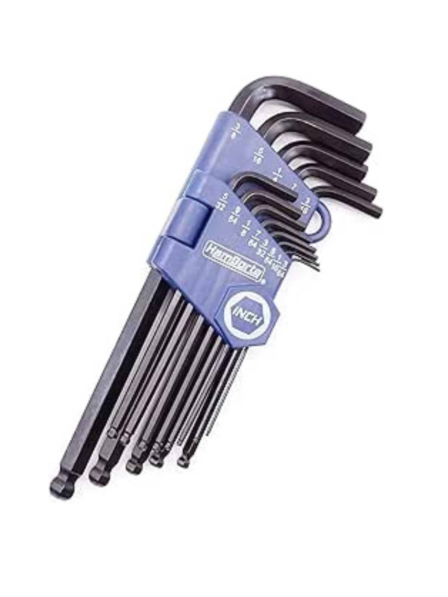 A 13-piece allen key set