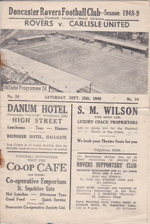 Doncaster Rovers V Carlisle United