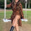 Thumbnail: Cass Long Sleeved Split Leg Midi Dress animal print