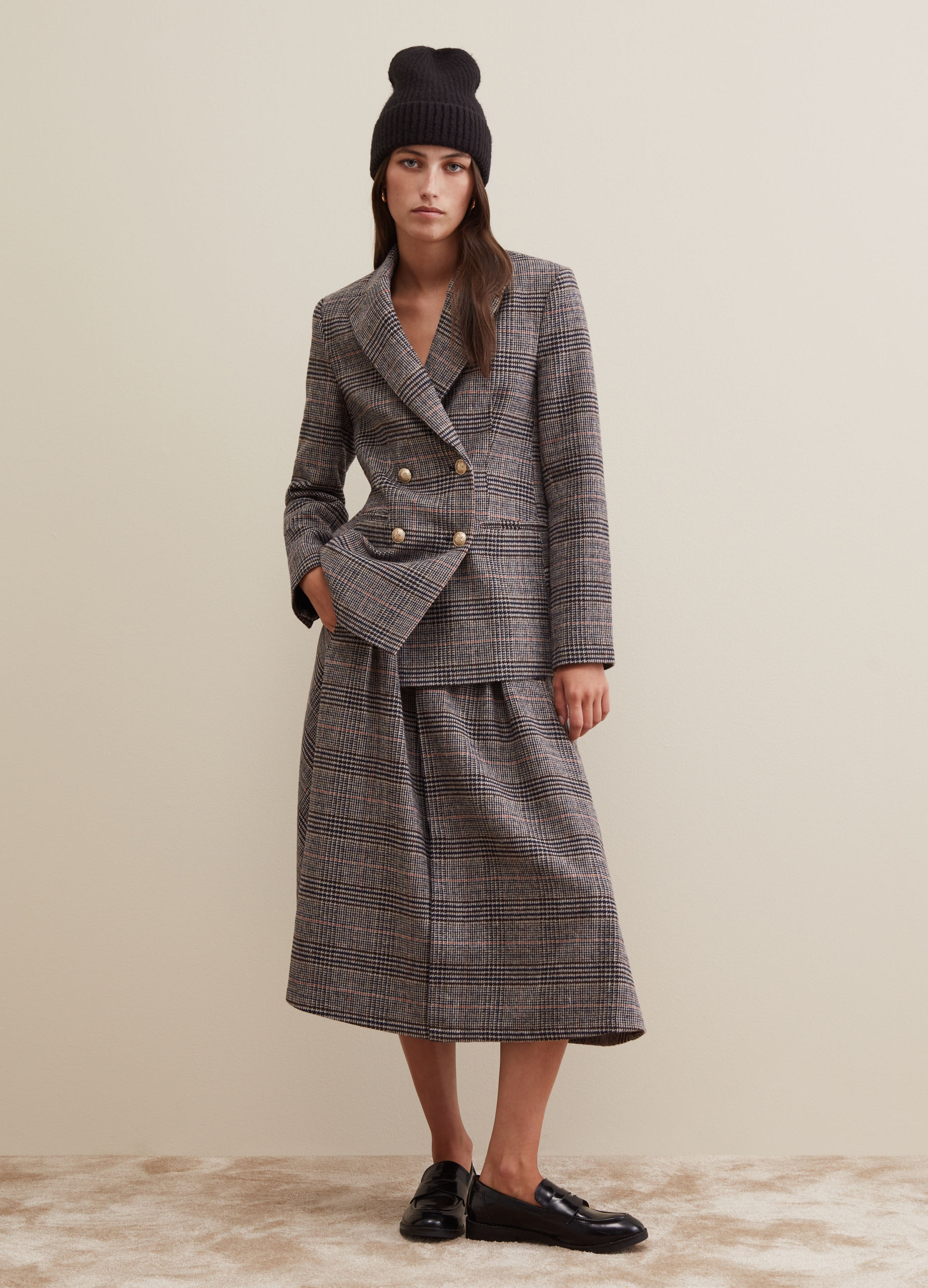 BLAZER DOPPI QUAD NERO/MA