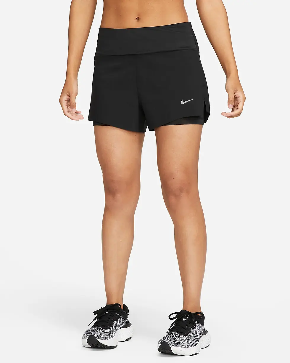 Nike Dri-FIT Swift Women's Mid-Rise 3" 2-in-1 Running Shorts with Pockets