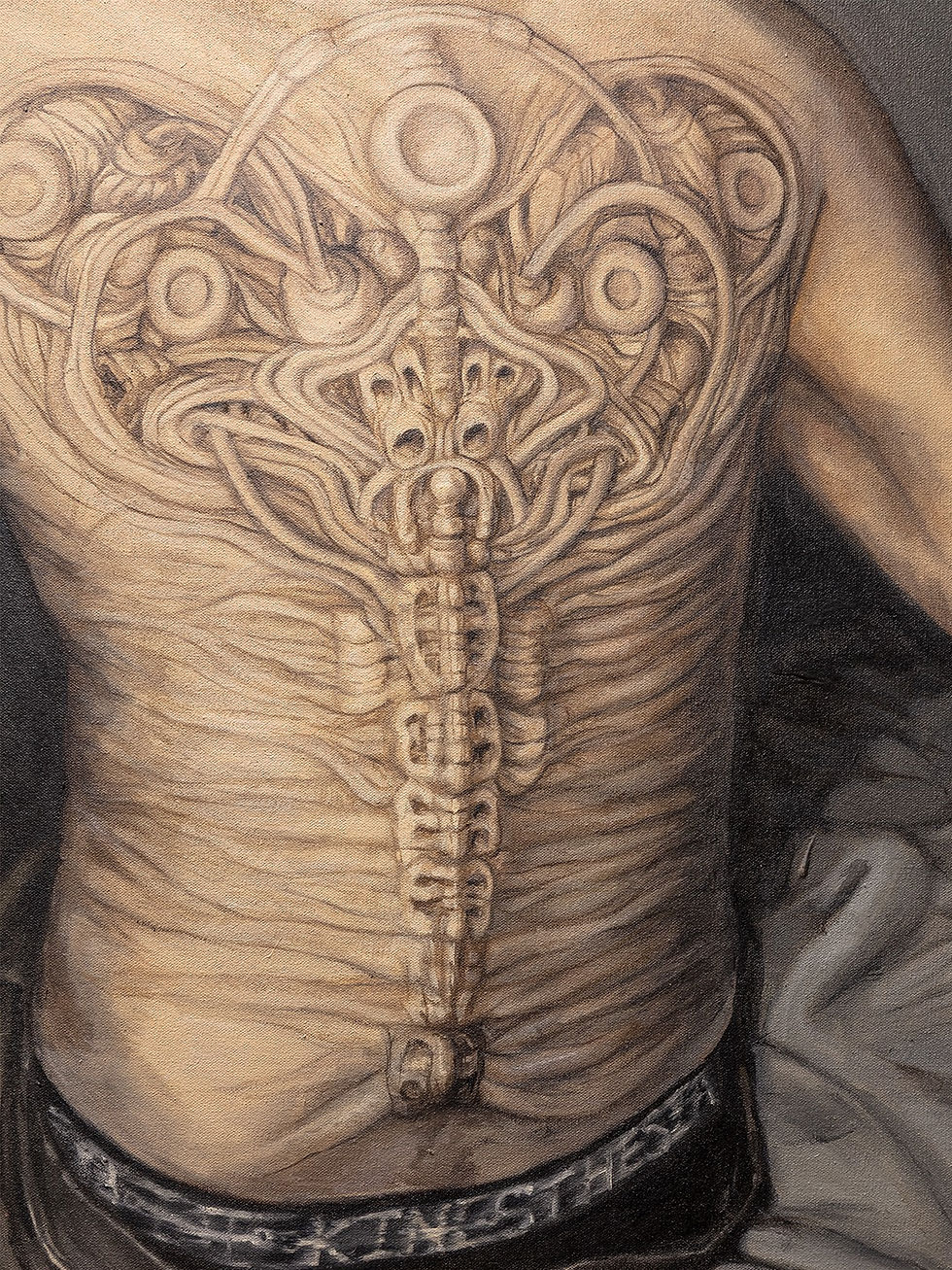 close up: Back Piece