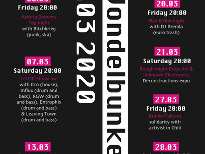 Vondelbunker March 2020 Poster