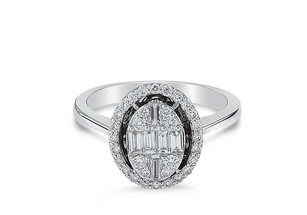 Thumbnail: Baguette Diamond Ring -0.50 ct-
