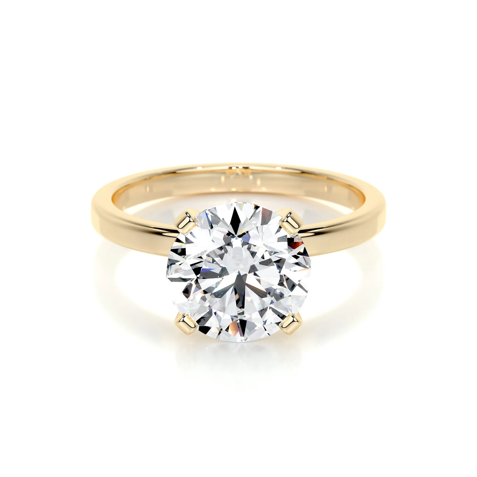 3.00ct Round Lab Diamond Ring