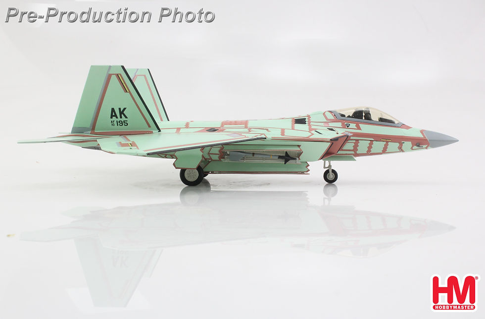 Thumbnail: Hobby Master HA2834, F-22 "Last Raptor (unpainted)" 10-4195, 2012