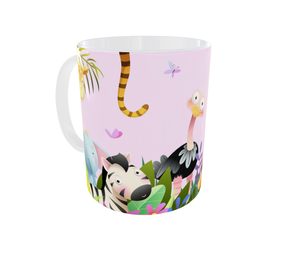Thumbnail: Presetable Ceramic Printed Mug, 11oz, White, Be Happy Today Print, Birthday Gift