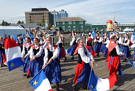 Acadian traditional dancers in Halifax