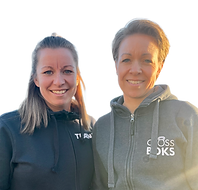 Tanja og Sonja som står for CrossBoks og startede virksomheden