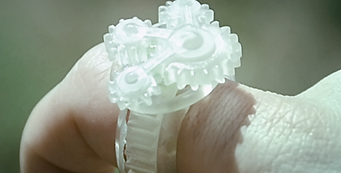 3D printed gear model that is designed for additive manufacturing methods