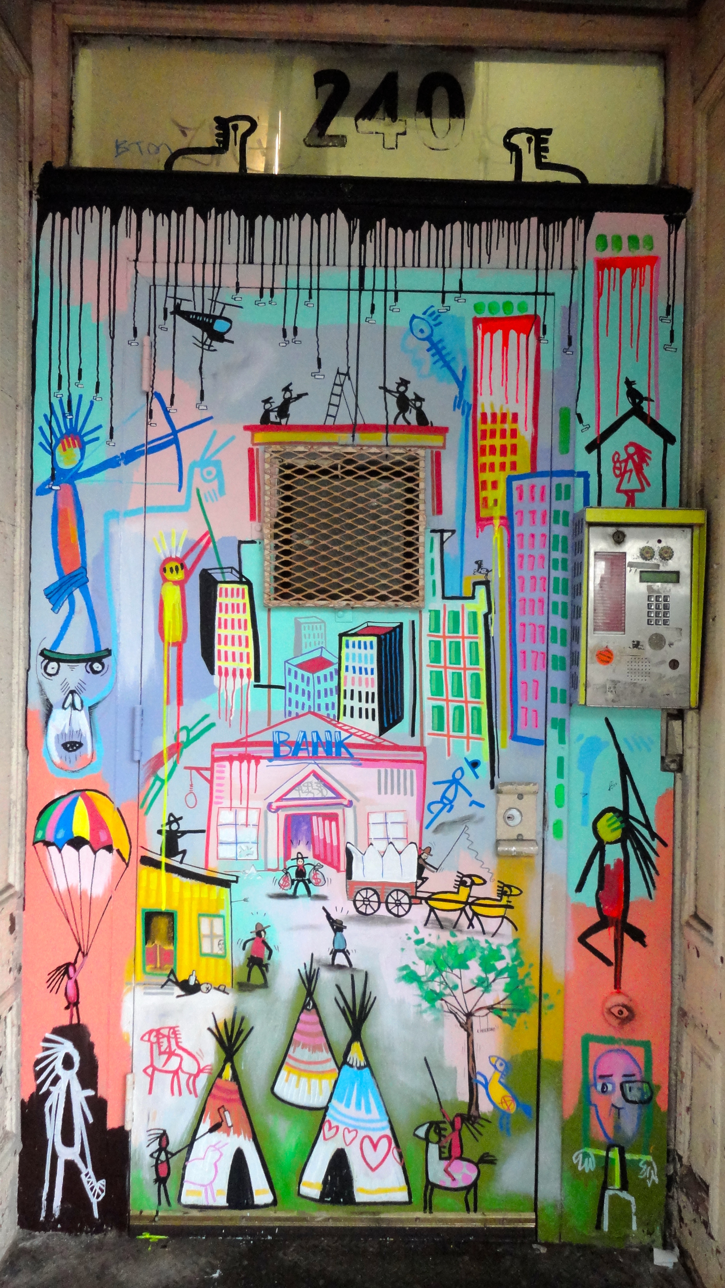 Door, 240 Broadway Studios