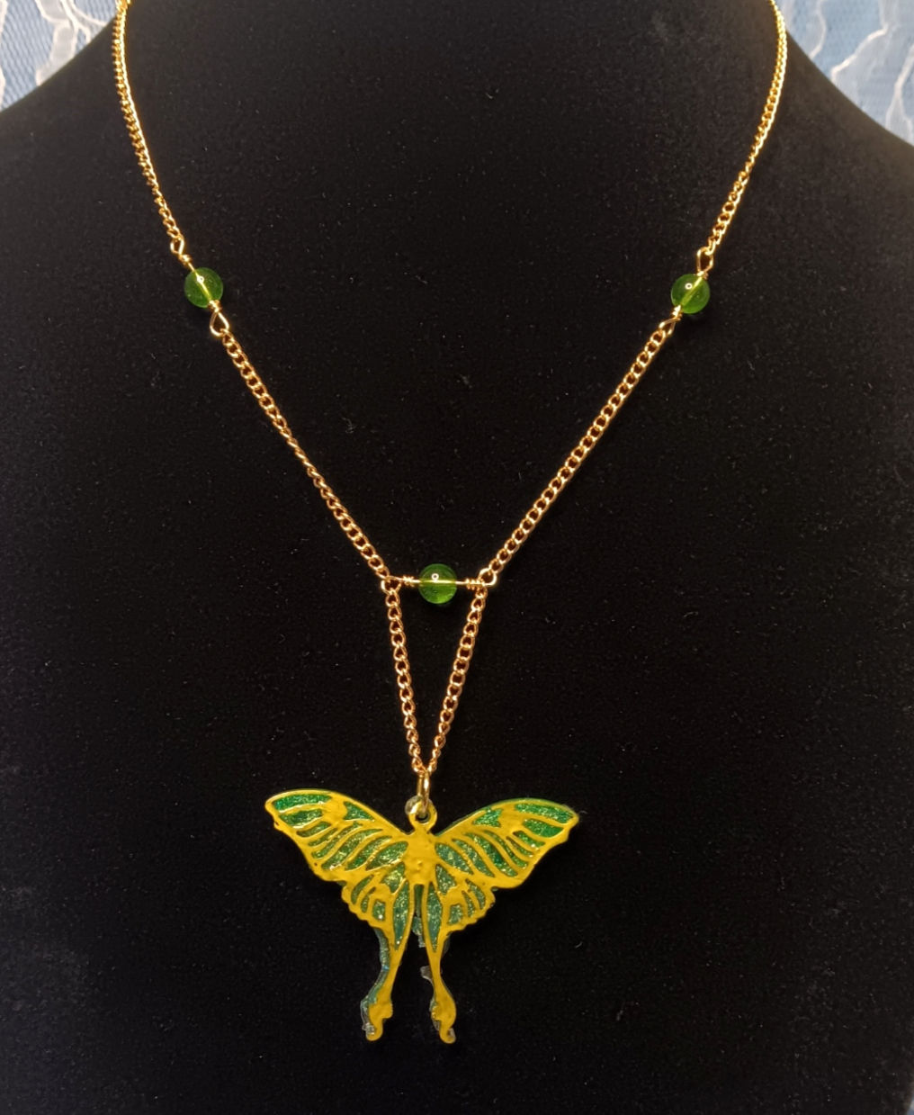 Emerald Flight Necklace